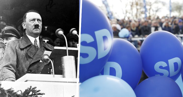 Sverigedemokraterna, Adolf Hitler